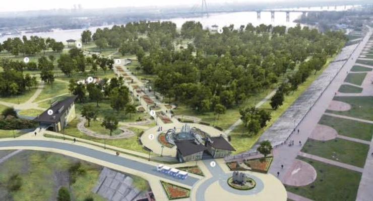 В столице реконструируют парк Оболонь
