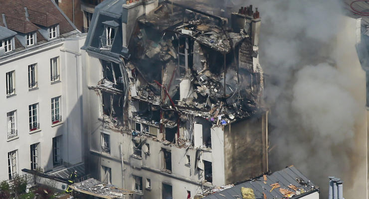 Полиция назвала причину взрыва в Париже