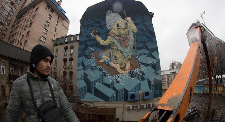 Новый киевский мурал попал в ТОП-10 лучших уличных картин марта