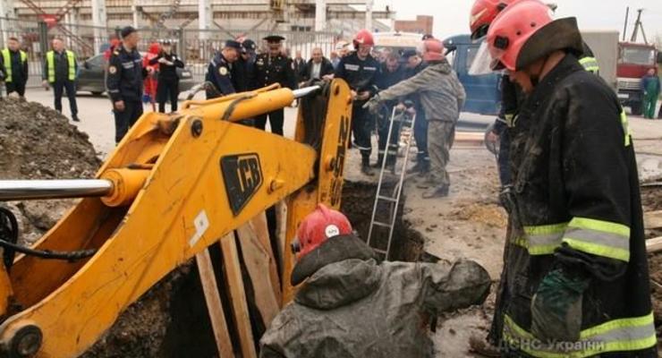 В Тернополе из-за оползня погиб строитель
