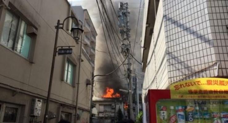 В "золотом квартале" Токио произошел пожар