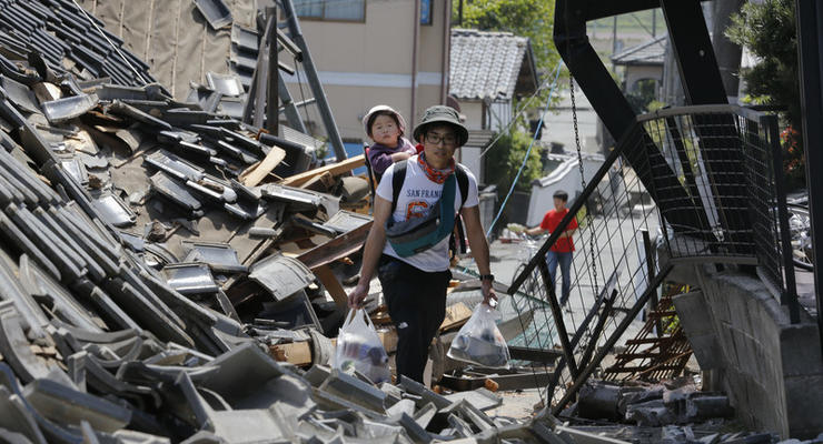 Землетрясение в Японии: около тысячи пострадавших