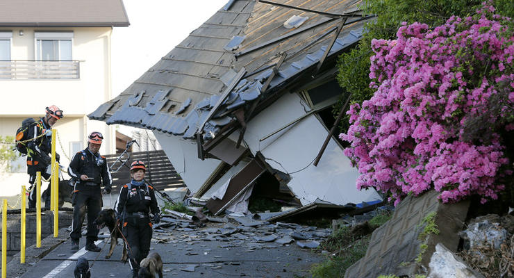 На юге Японии произошло новое землетрясение