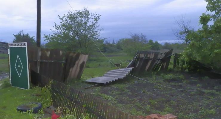 В Луганской области из-за непогоды повреждены жилые дома