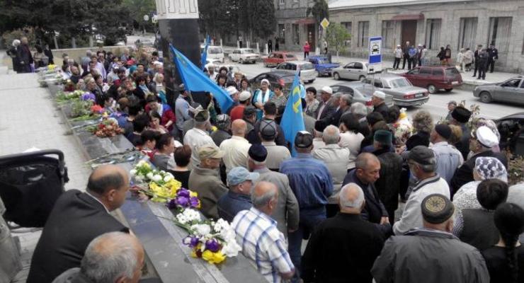 В Крыму митинги крымских татар прошли в сопровождении ФСБ