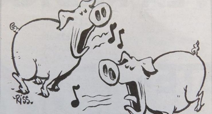 Charlie Hebdo изобразило свиньями участников Евровидения