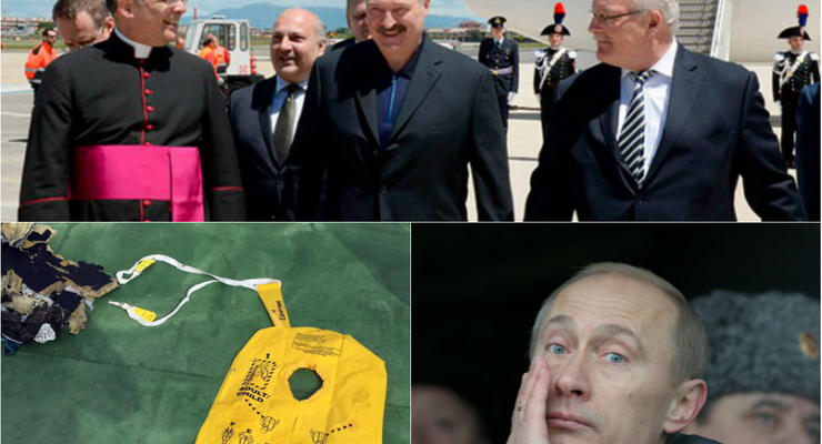 Итоги выходных: Иск против Путина, обломки самолета EgyptAir и Лукашенко в Ватикане
