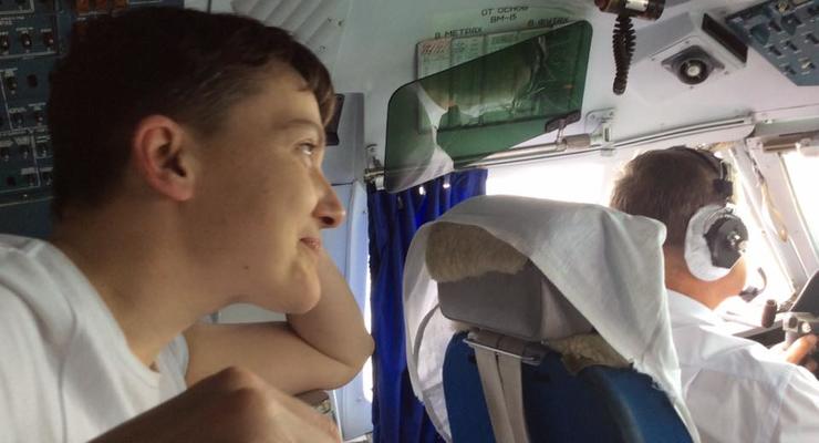 Возвращение: появились фото, как Савченко летела домой