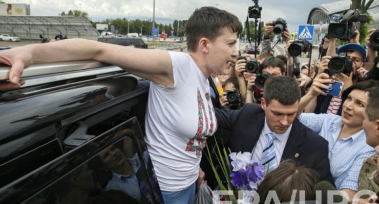 Надежда Савченко в Украине: фоторепортаж