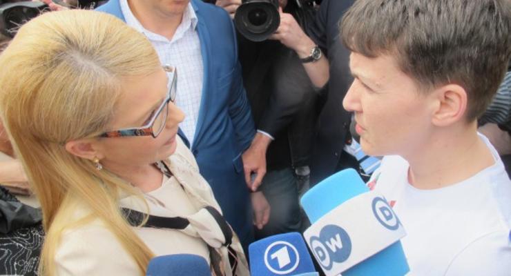 Надежда Савченко приехала к Батькивщине - СМИ