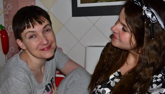 Первую ночь в Украине Савченко провела с подругой на кухне