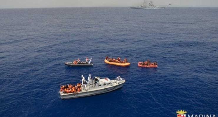 В Средиземном море в кораблекрушении утонули 45 мигрантов