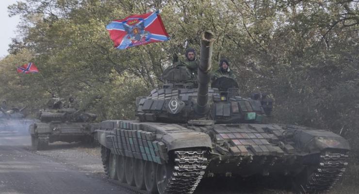 За неделю Россия передала боевикам 36 танков, 9 Градов и 2 САУ