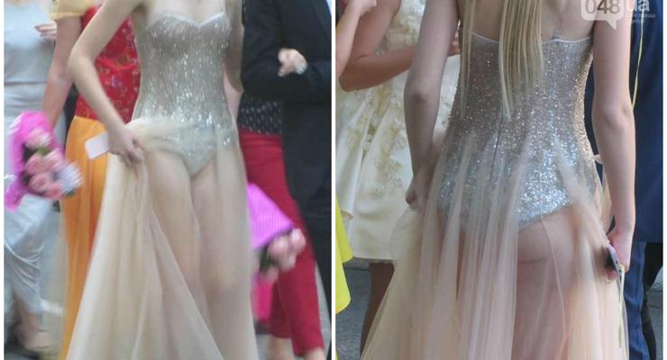 Выпускное платье одесской школьницы шокировало сеть
