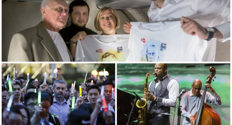 День в фото: Освобождение политзаключенных, поминки по жертвам теракта в Орландо и джаз в Киеве
