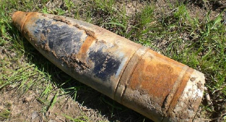 В киевском ботсаду нашли снаряд времен Второй мировой войны