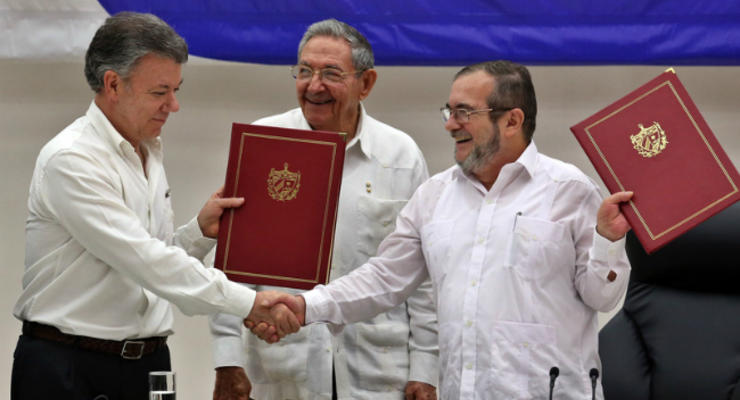 Правительство Колумбии и повстанцы заключили перемирие