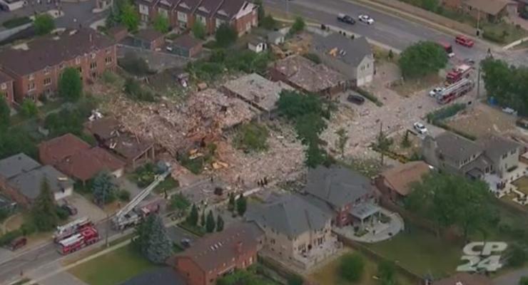 Взрыв в Канаде: разрушены 25 жилых домов