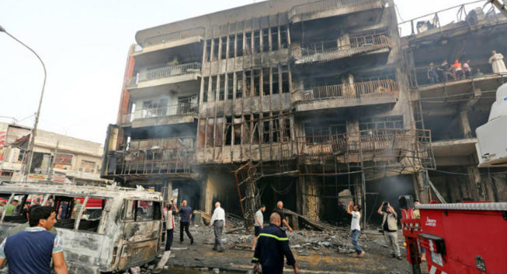 Дрон снял последствия худшего теракта в истории Ирака