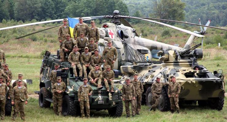 Во Львовской области закончились военные учения Rapid Trident-2016