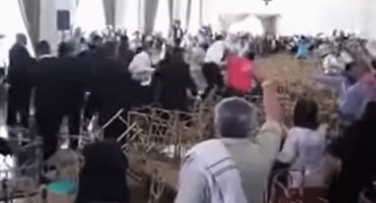 Мексиканские педагоги устроили грандиозное побоище стульями