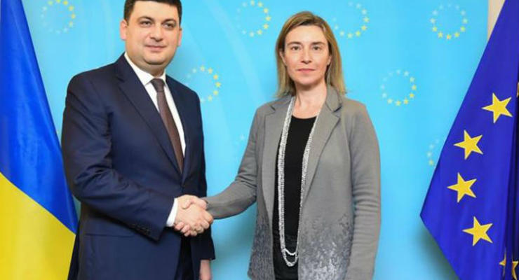 Гройсман и Могерини проведут Совет ассоциации Украина - ЕС