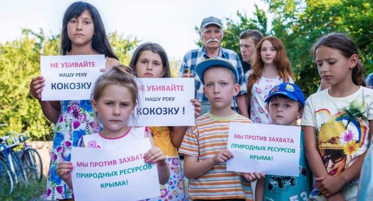 В Крыму жители вышли на протест из-за проблем с водой