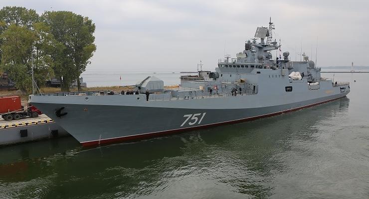 К границам Латвии приблизился корабль ВМС России