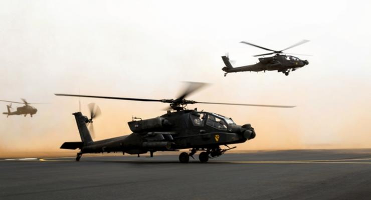 В Йемене упал ударный вертолет Апач ВВС Саудовской Аравии