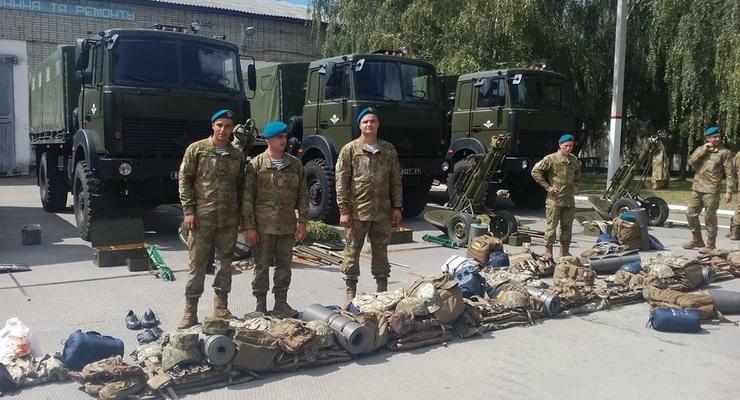 Украинские десантники впервые едут на международные артиллерийские учения