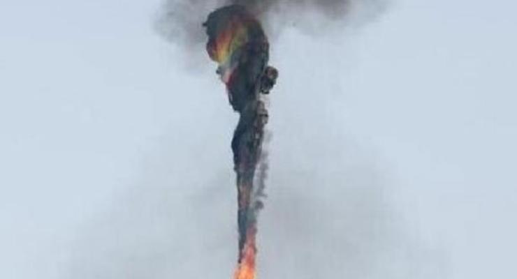 В Техасе загорелся и упал воздушный шар с 16 людьми
