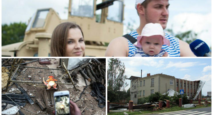 День в фото: день ВДВ, ураган в Прикарпатье и покемон в сирийских руинах