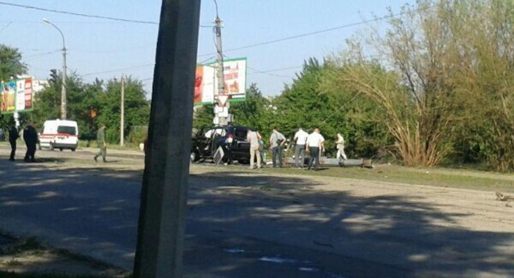 В Луганске взорвалась машина главаря террористов Плотницкого