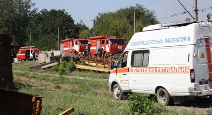 В Запорожской области кислота из цистерны вылилась на рельсы