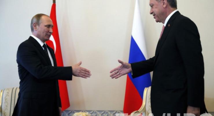 В Петербурге прошла встреча Путина и Эрдогана