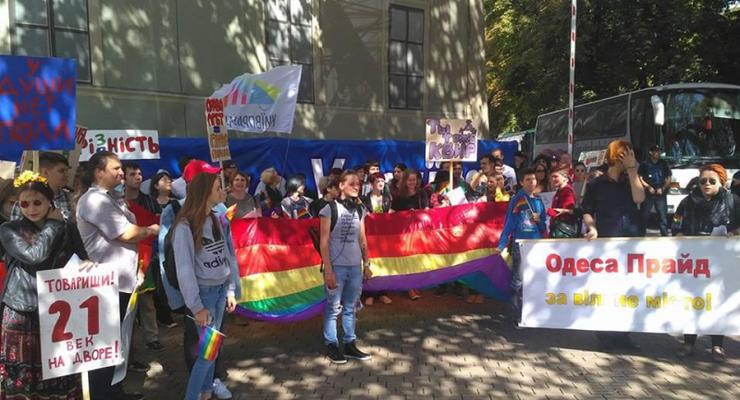 В Одессе под охраной полиции прошел Марш равенства