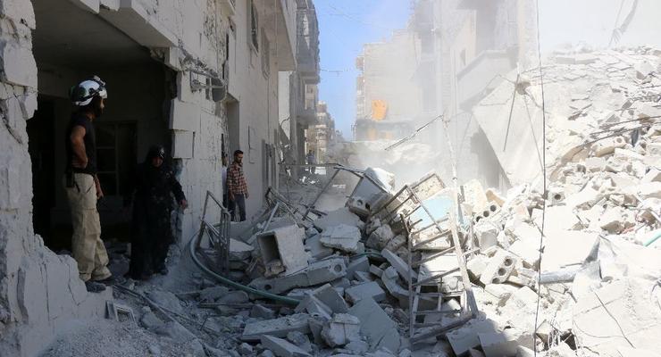Авиаудары в Алеппо: Десятки раненых и погибших
