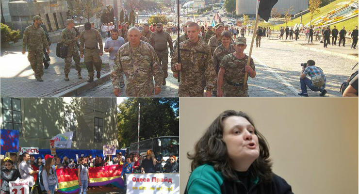 Итоги выходных: Марш равенства в Одессе, скандал с Монтян и митинг ОУН
