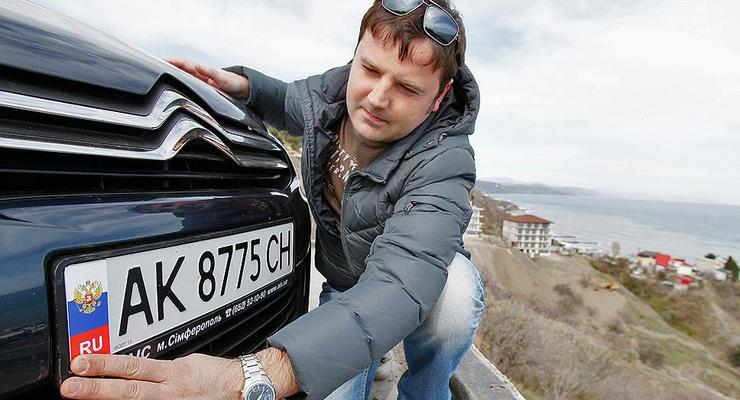 В Крыму лишили прав более 200 водителей с украинскими номерами