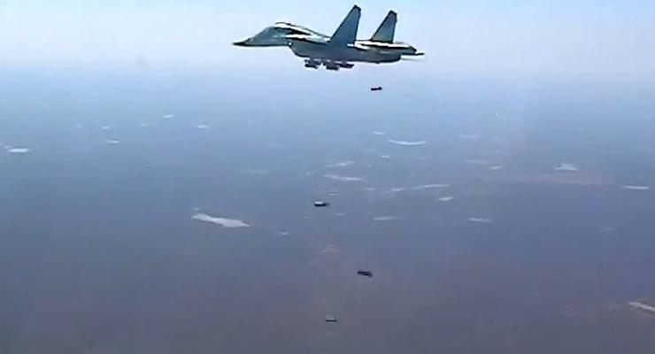 Минобороны РФ показало видео вылета бомбардировщиков в Сирии