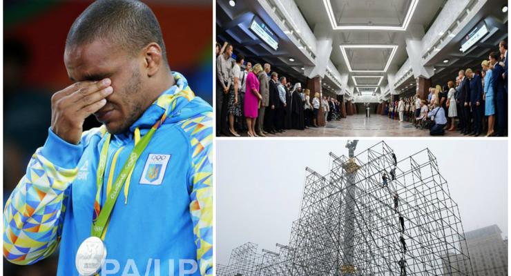 Неделя в фото: Олимпийские победы Украины, репетиции парада и новая станция метро в Харькове