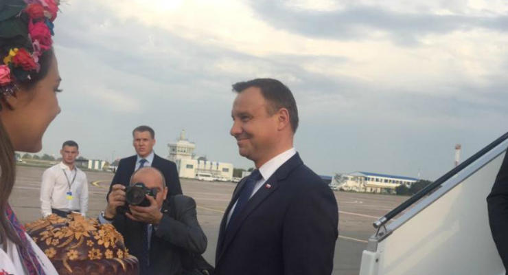 Президент Польши Анджей Дуда прибыл в Украину
