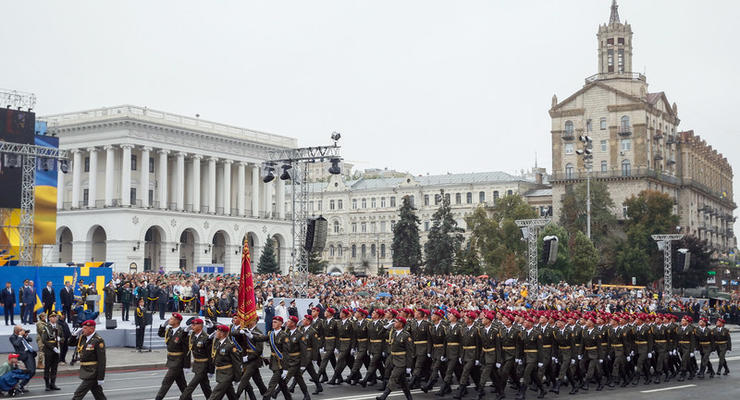 Военный парад в Киеве: как это было