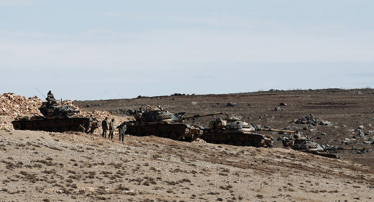 В Сирию вошли еще девять турецких танков