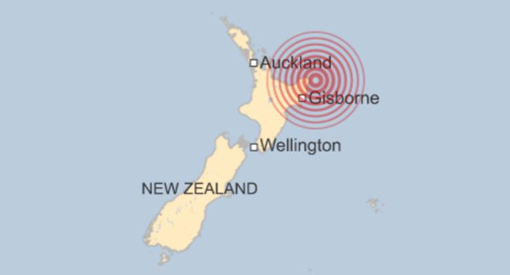 В Новой Зеландии произошло землетрясение магнитудой 7,1 балла