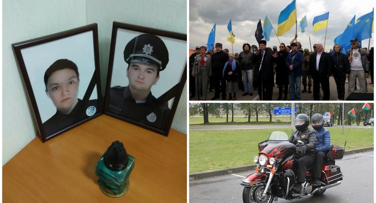 Итоги выходных: Убийство патрульных в Днепре, годовщина блокады Крыма и Лукашенко на байке