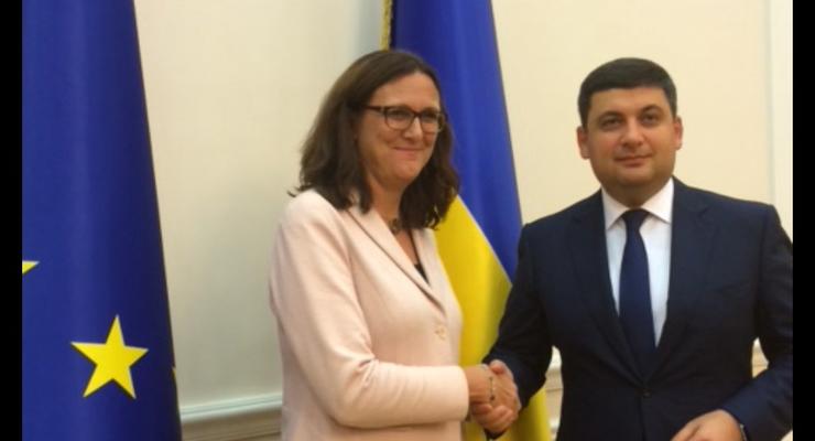 Еврокомиссар: Украина получит дополнительные торговые преференции
