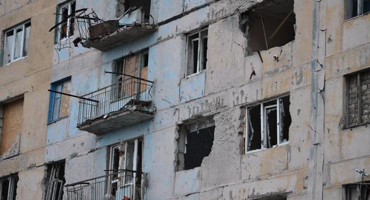 В штабе АТО обнародовали фото обстрелянных кварталов Авдеевки