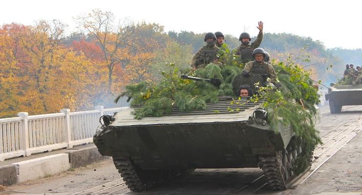 Украинские военные на Донбассе осуществили отвод сил и средств