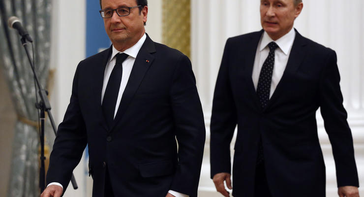 Путин отказался от встречи с Олландом - Reuters